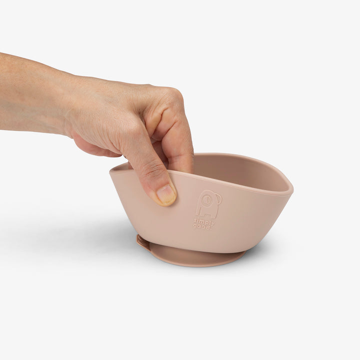 קערה סיליקון ורוד