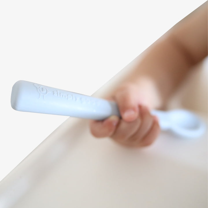 זוג כפיות סיליקון תכלת