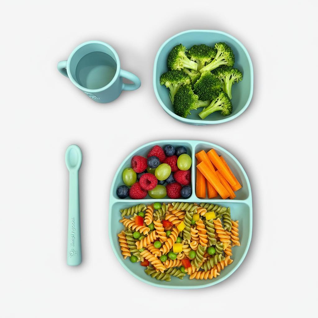 סט כלי סיליקון ירוק