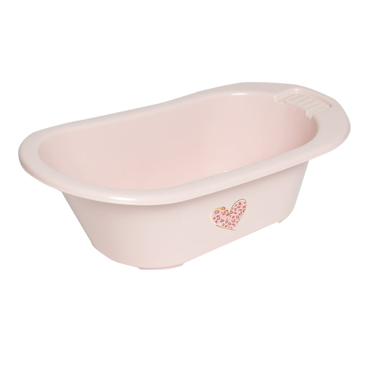 אמבטיה מיני מפוארת ורוד לב מנומר
