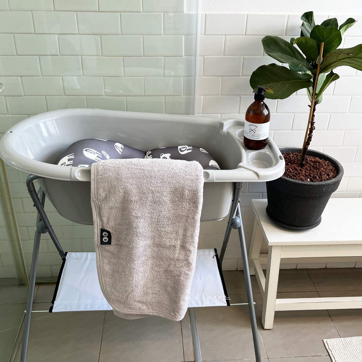 מגבת פרפרים קפוצ'ון קטנה בז'