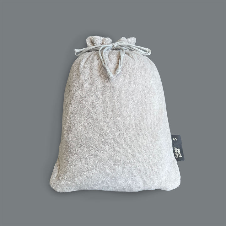 מגבת פרפרים קפוצ'ון קטנה בז'