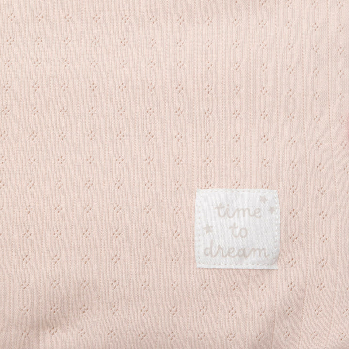 סט מצעים לעריסה עם נחשוש  ורוד