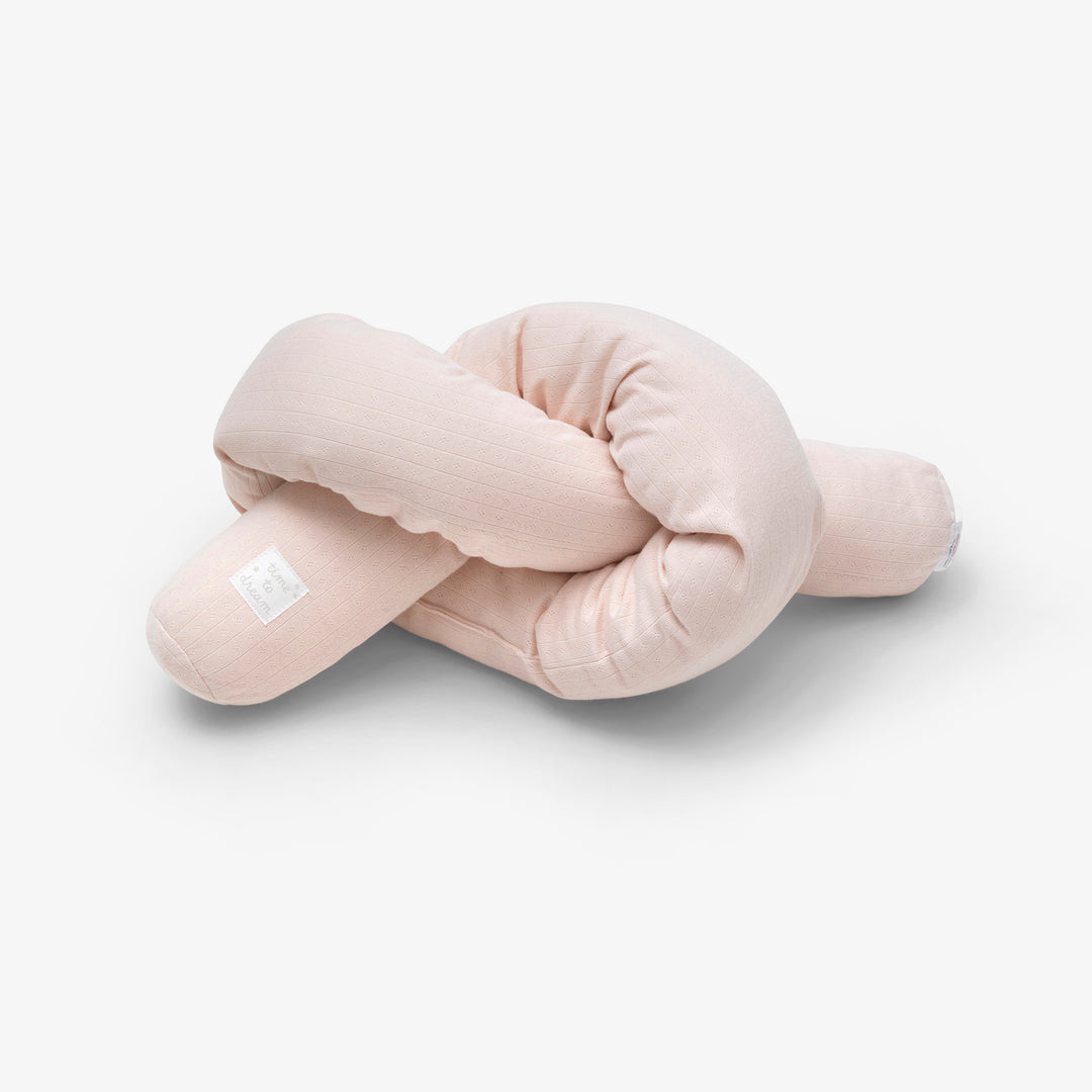 סט מצעים לעריסה עם נחשוש  ורוד