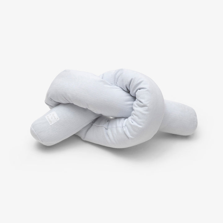 סט מצעים לעריסה עם נחשוש  תכלת