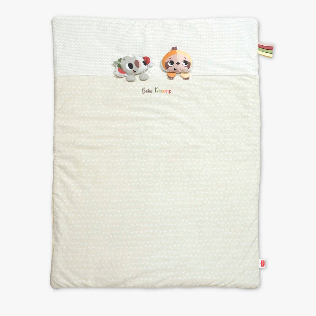 שמיכה עם מילוי לעריסה boho