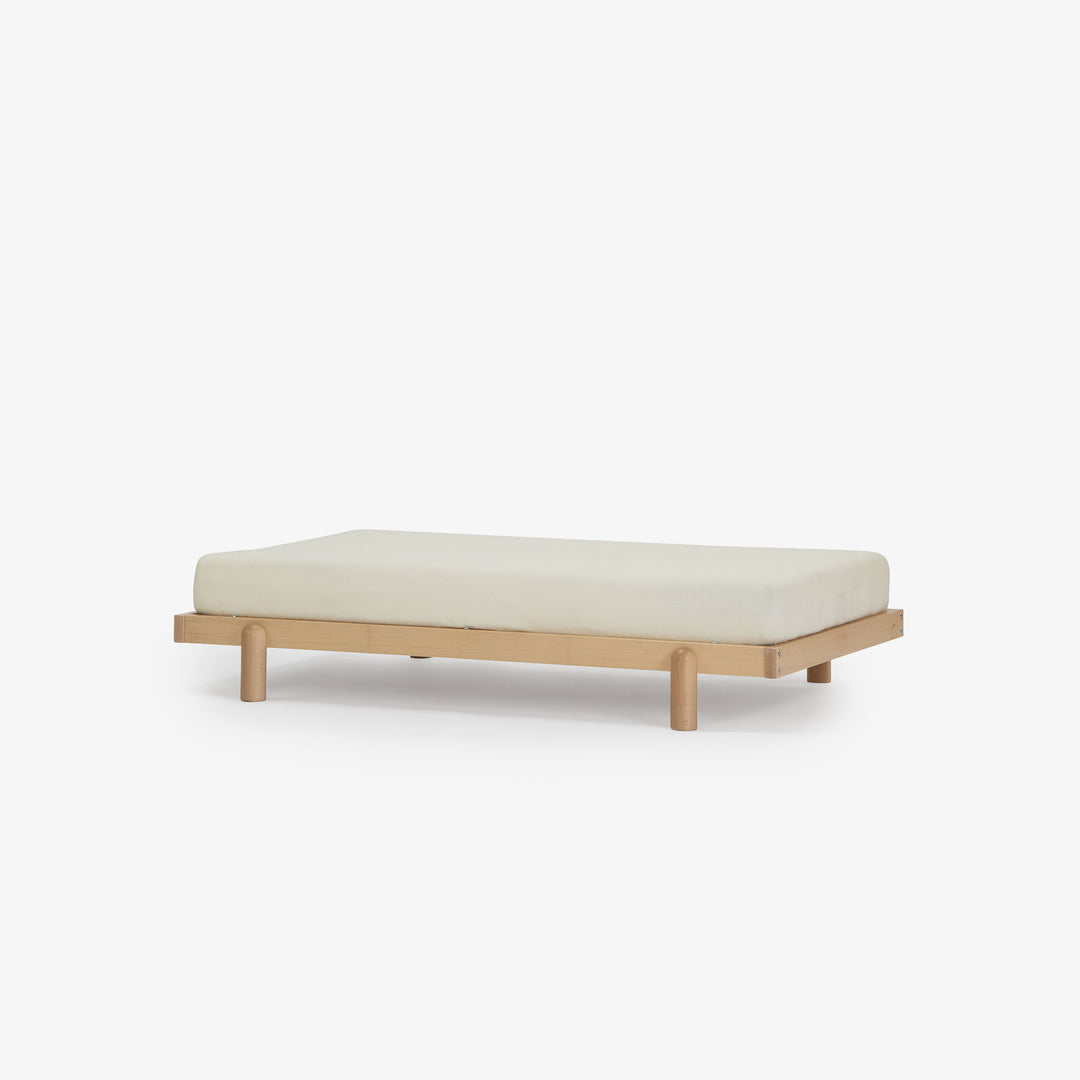 מיטת תינוק דגם רוז לבן + טבעי