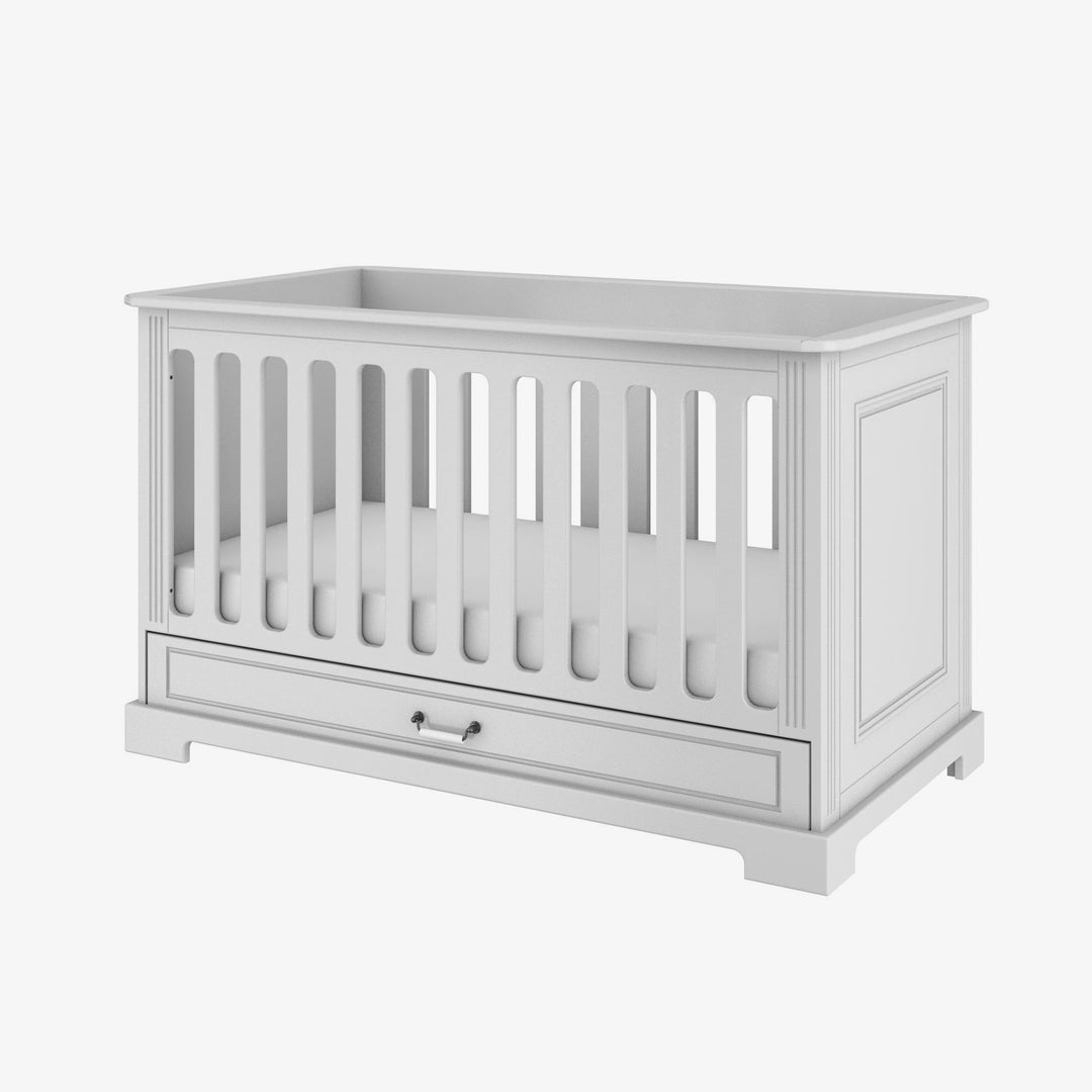 מיטת תינוק דגם אינס לבן אופוויט