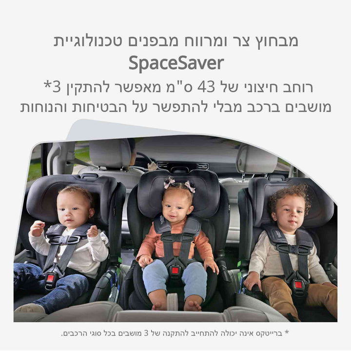 כיסא בטיחות פופלר אפור כהה