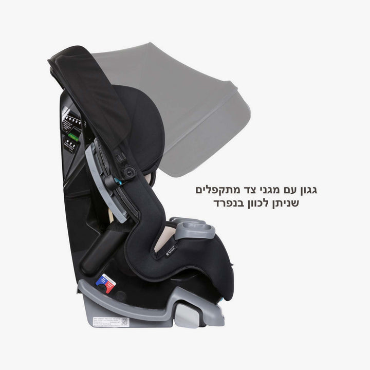כסא בטיחות אול אין וואן שחור