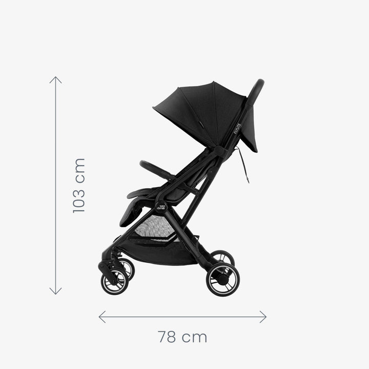 טיולון פליי לייט שחור