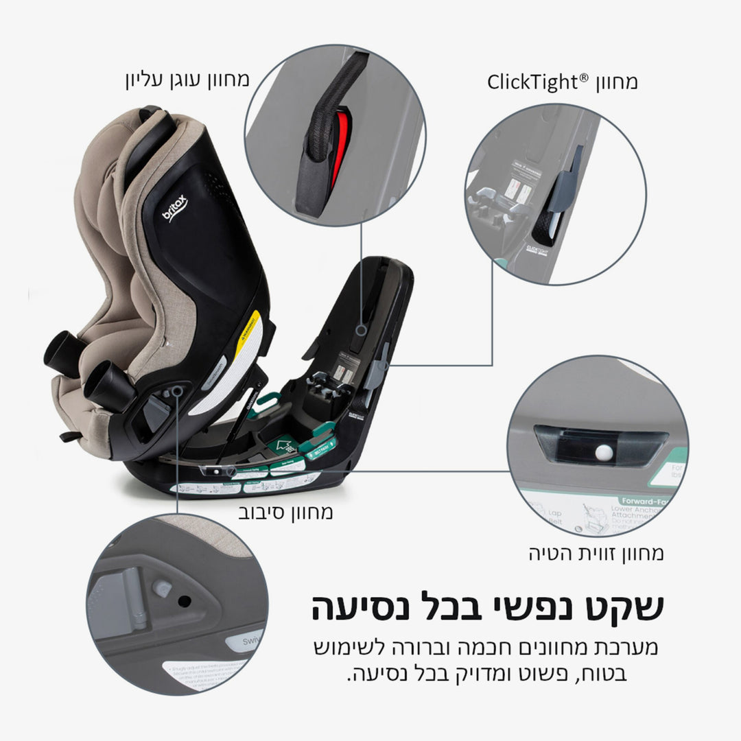 כ. בטיחות גלקסי 360 Galaxy שחור