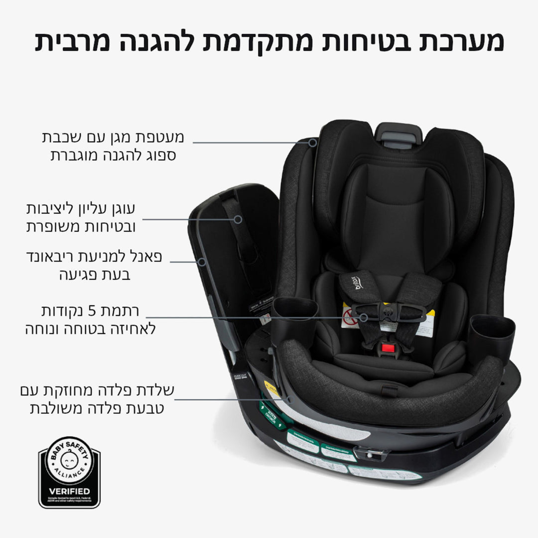 כ. בטיחות גלקסי 360 Galaxy שחור