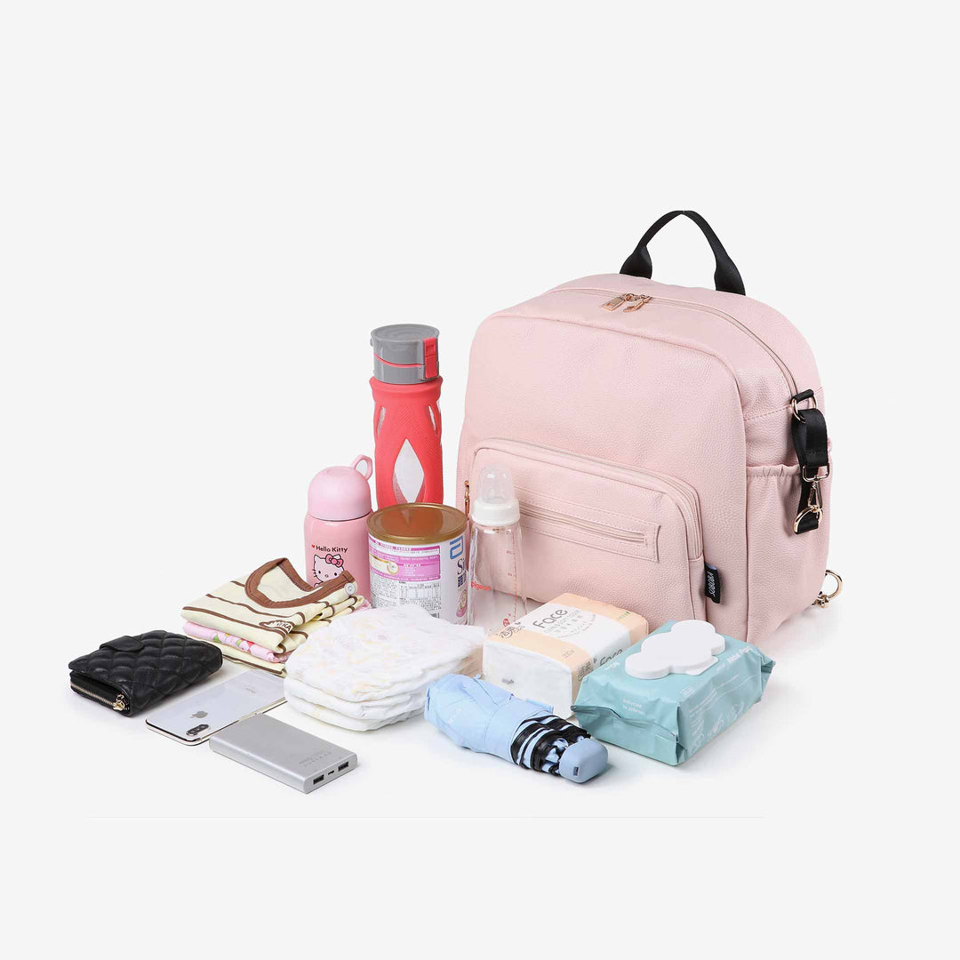 תיק החתלה ספארי ורוד