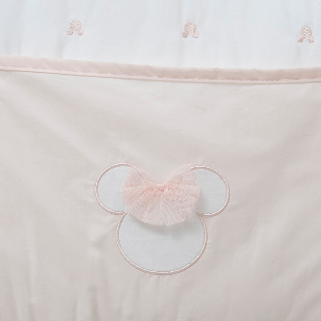 ארגונית מיני לבן ורוד