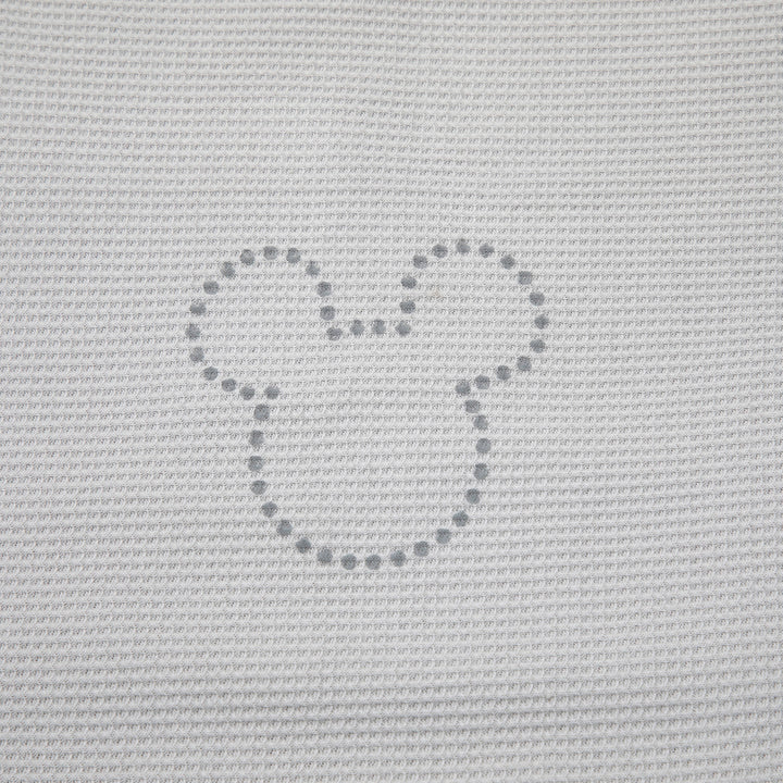 שמיכת וופל לעגלה מיקי אפור