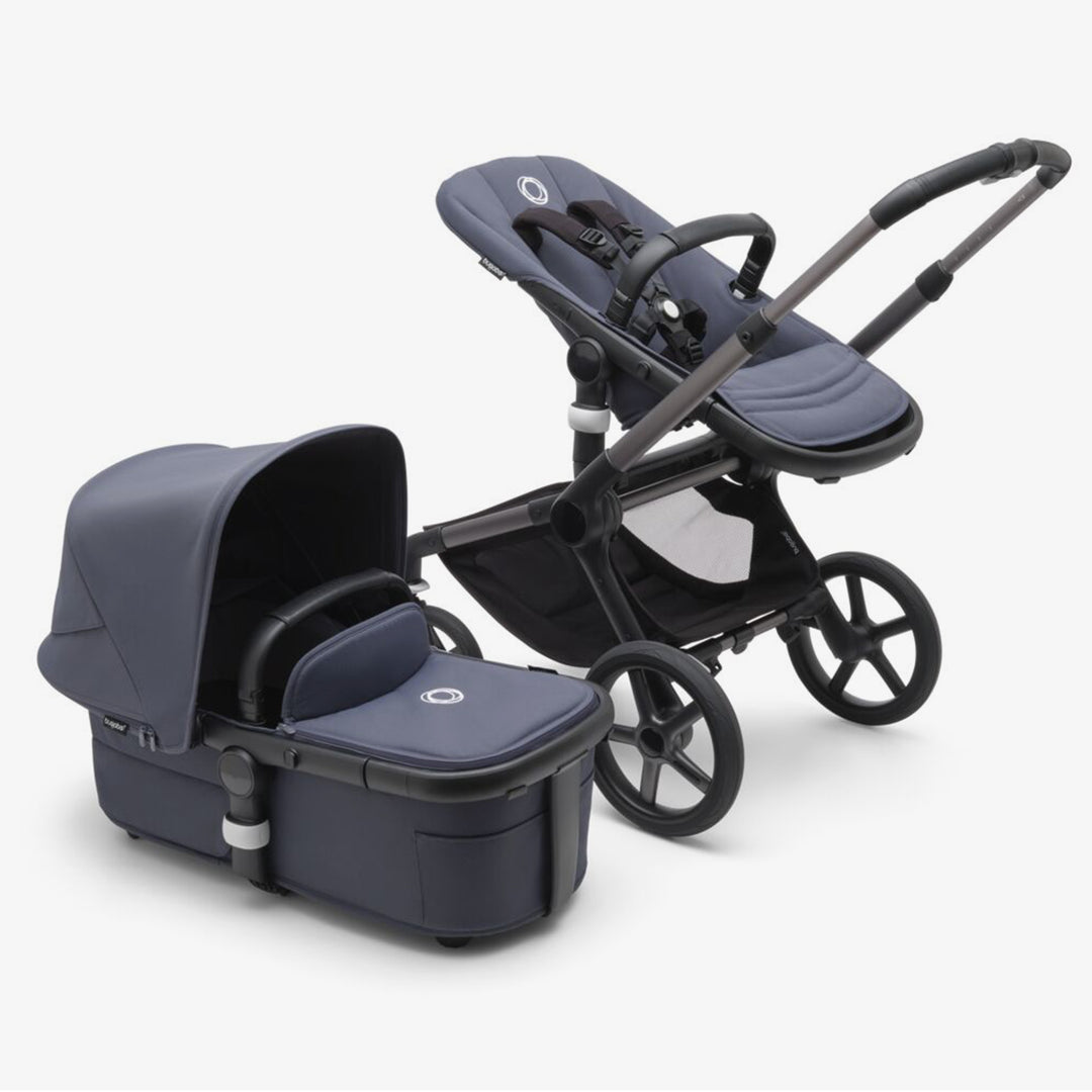 פוקס 5 מלא שלד גרפיט/ כחול - בוגבו Fox 5 Bugaboo