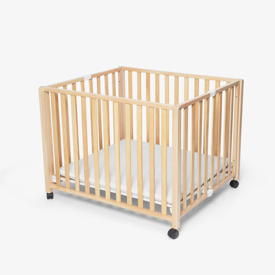 לול עץ מתקפל טבעי