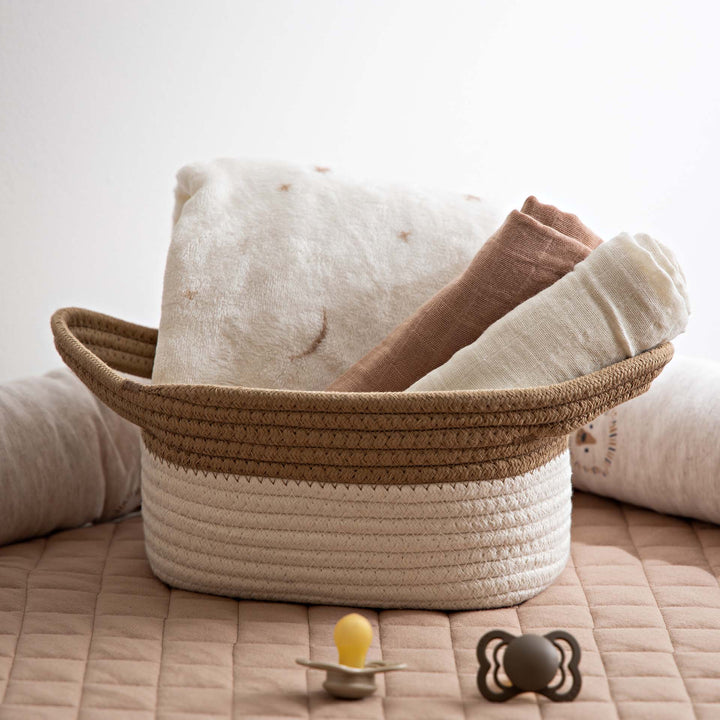 שמיכת קורל פליז לעגלה כוכבים ורוד