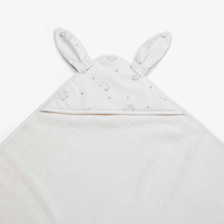 מגבת קפוצ'ון קטנה ארנב שמנת