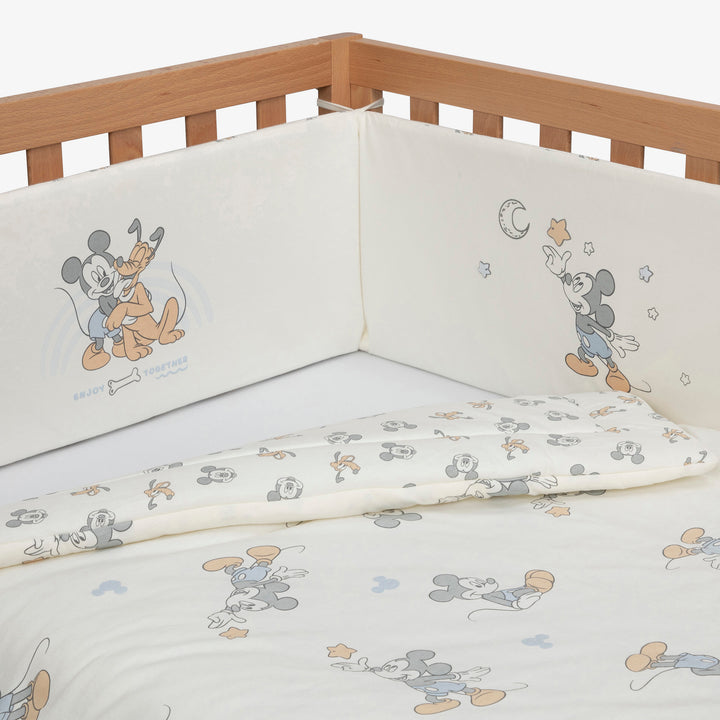 סט מצעים למיטה מיקי תכלת