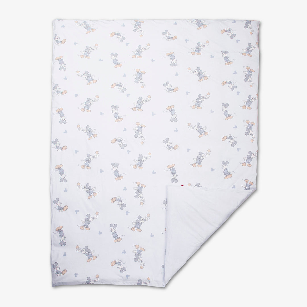 סט מצעים למיטת מעבר מיקי תכלת