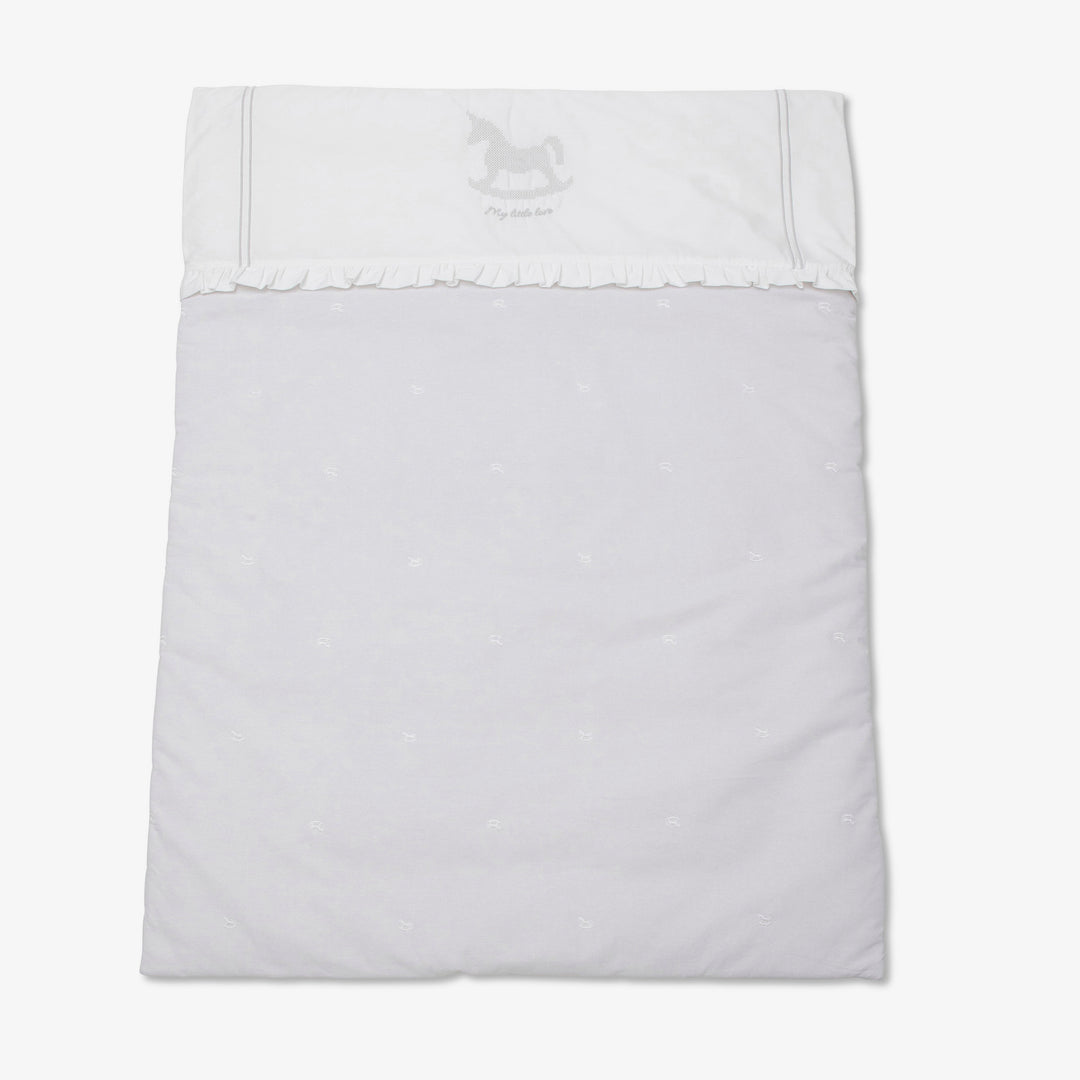 סט מצעים למיטה עם רקמת סוס נדנדה