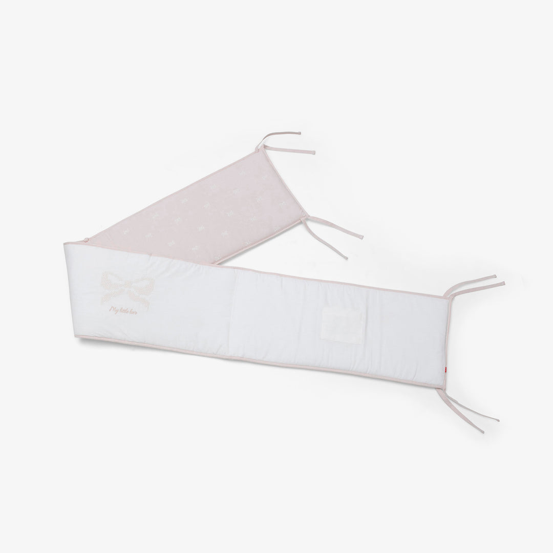 סט מצעים למיטה עם רקמת פפיון