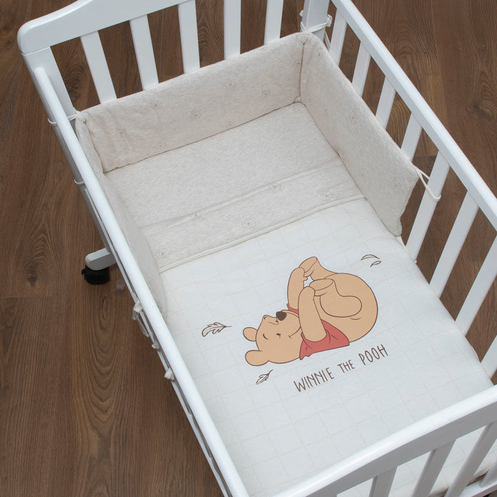 סט מצעים לעריסה פו הדב