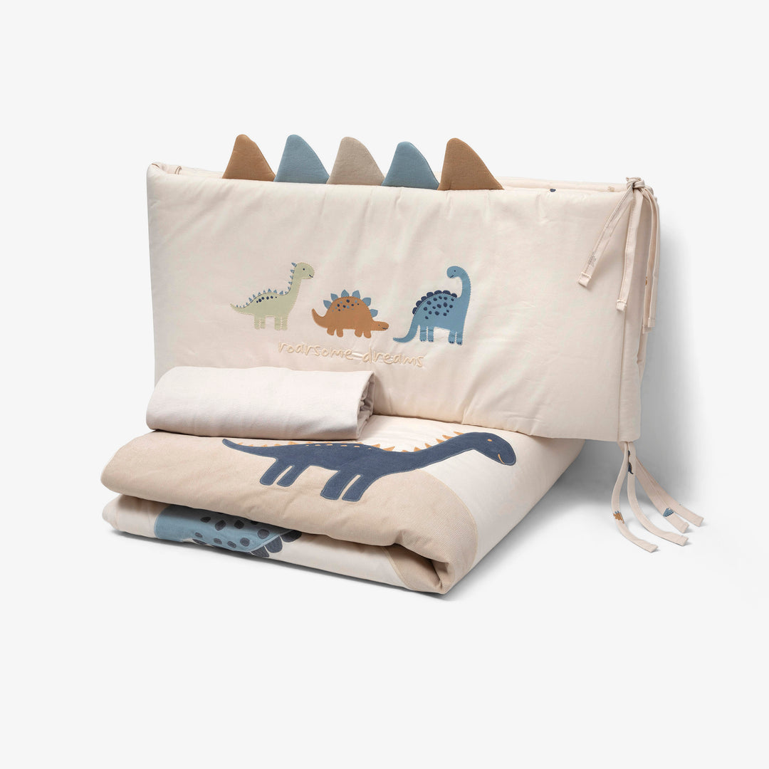 סט מצעים למיטה דינו