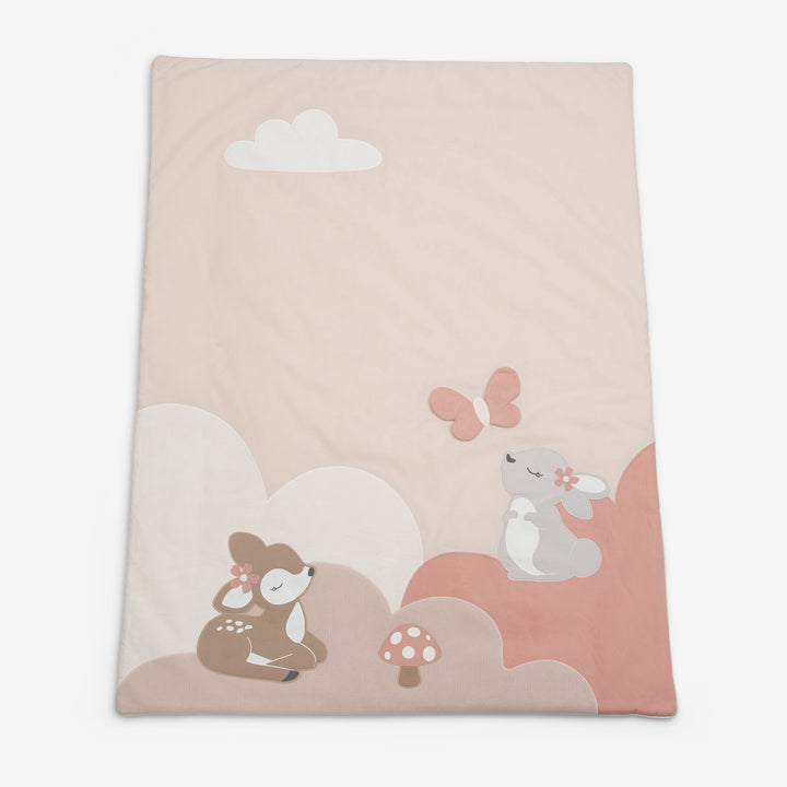 סט מצעים למיטה חיות ורוד