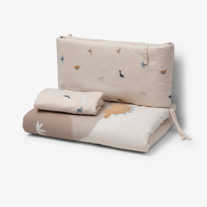 סט מצעים לעריסה דינו