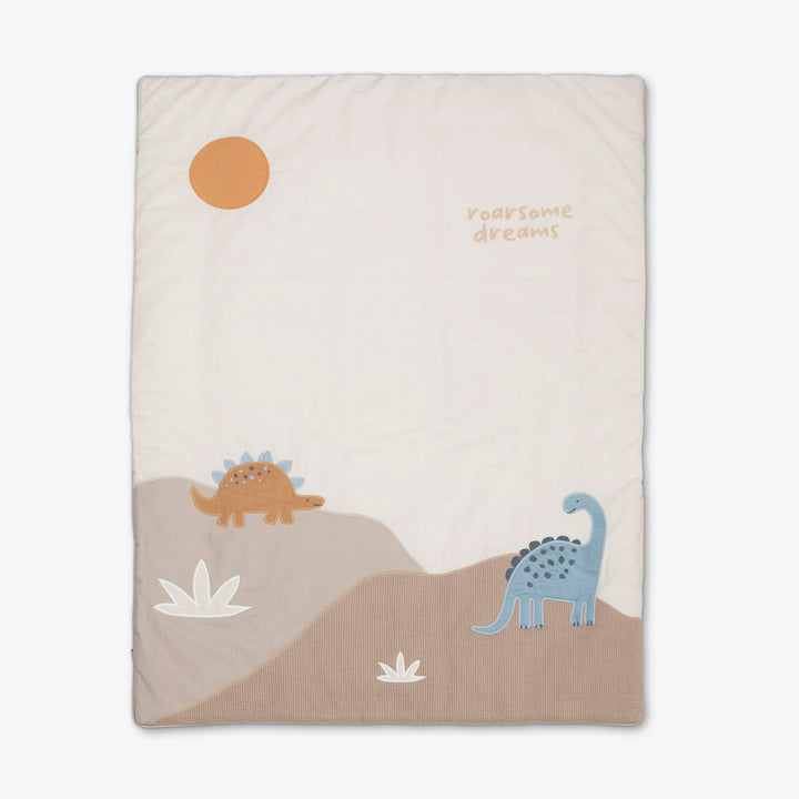 סט מצעים לעריסה דינו