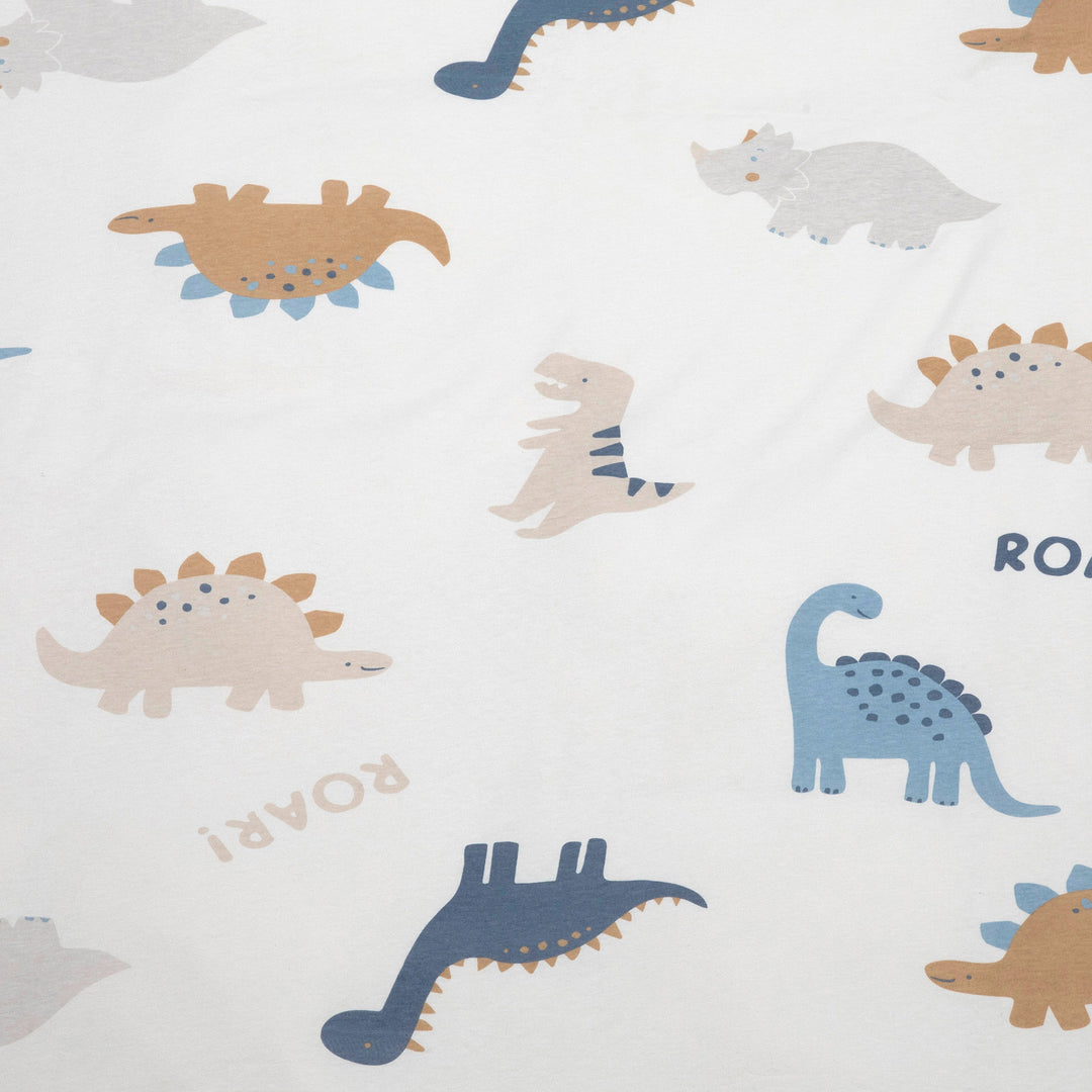 סט מצעים למיטת מעבר דינו