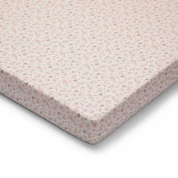 סדין למיטת תינוק פרחים