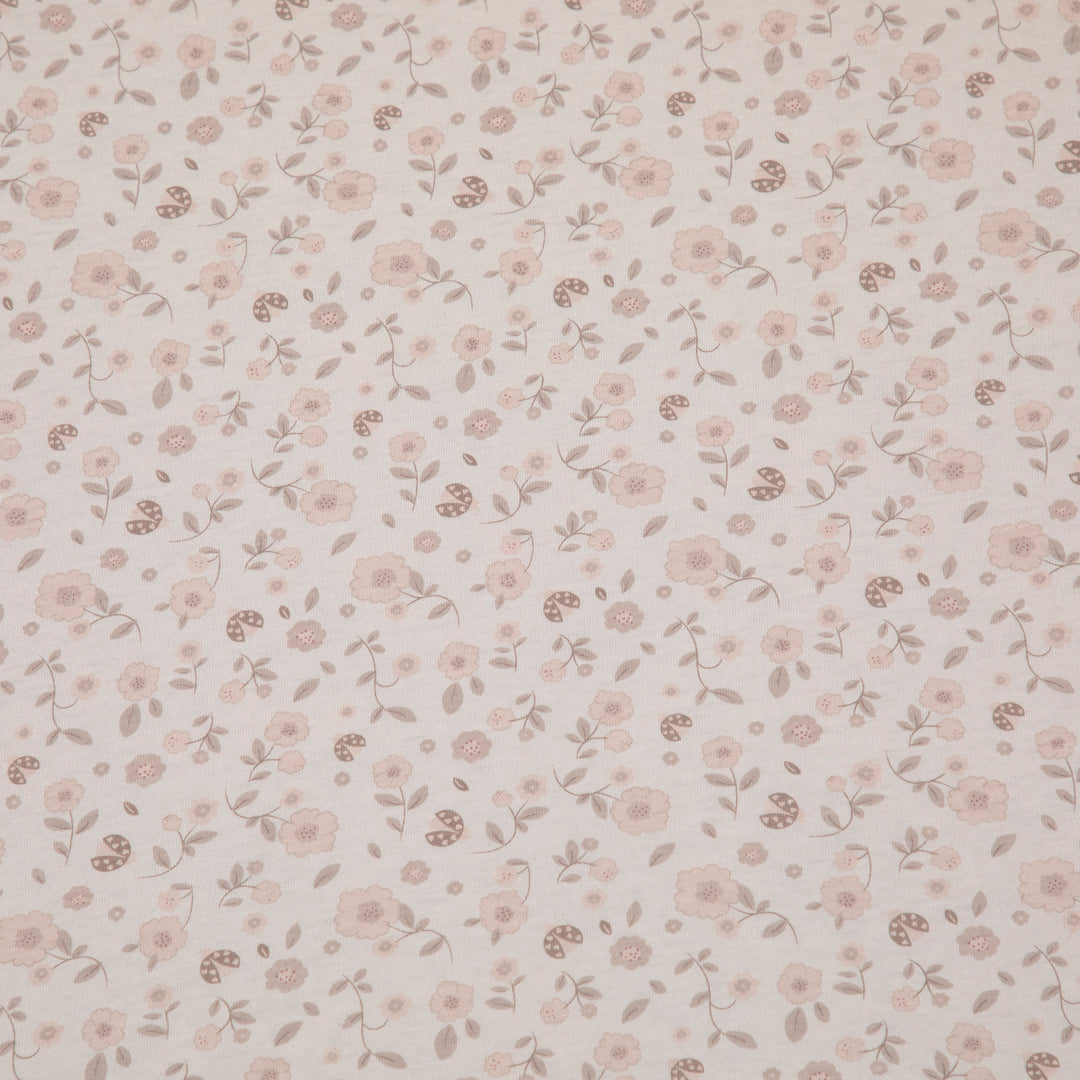 סדין למיטת תינוק פרחים