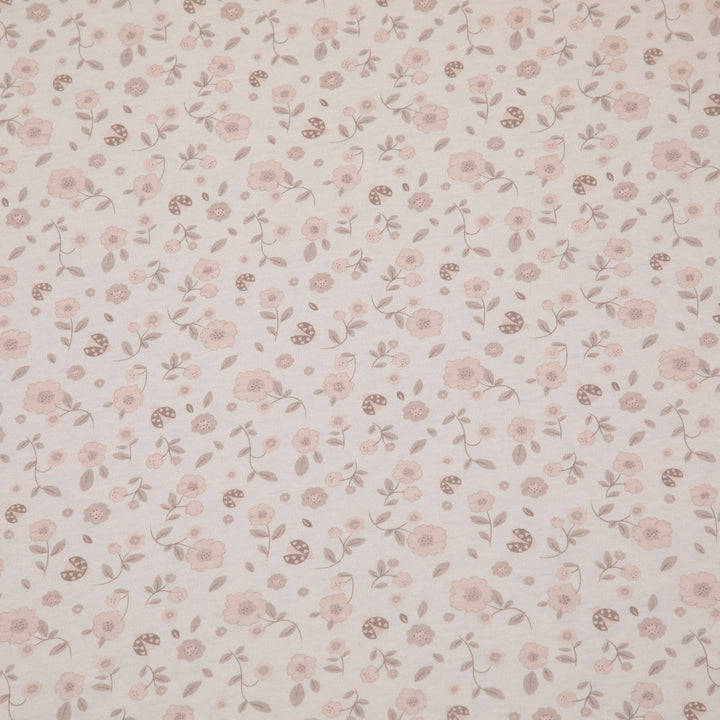 סדין למיטת תינוק פרחים