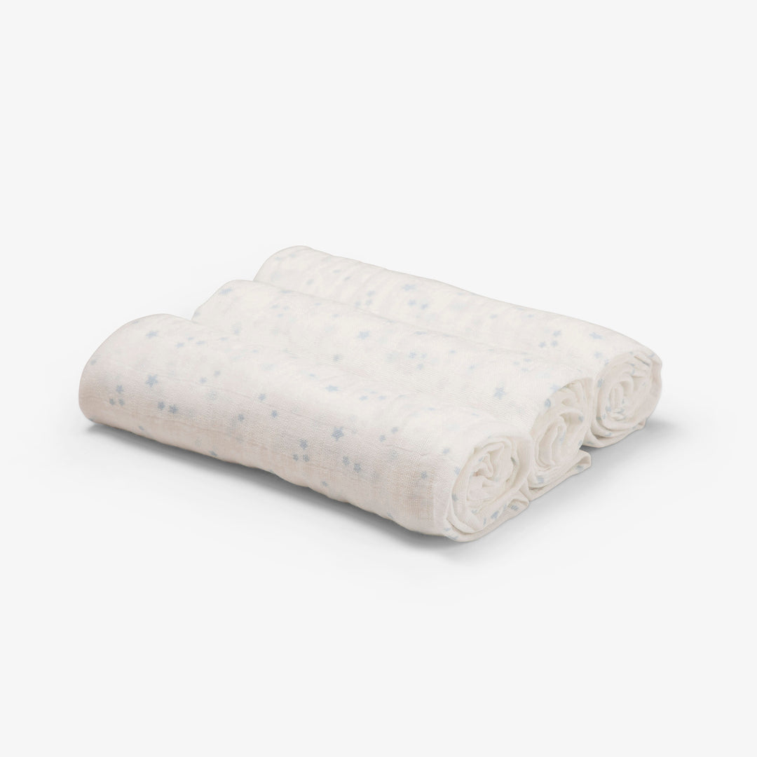 שלישיית חיתולי טטרא כוכבים תכלת