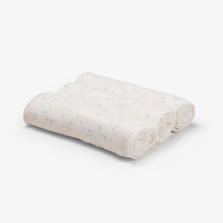 שלישיית חיתולי טטרא כוכבים תכלת