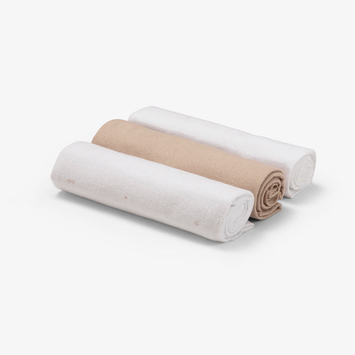 שלישיית חיתולי פלנל משולשים