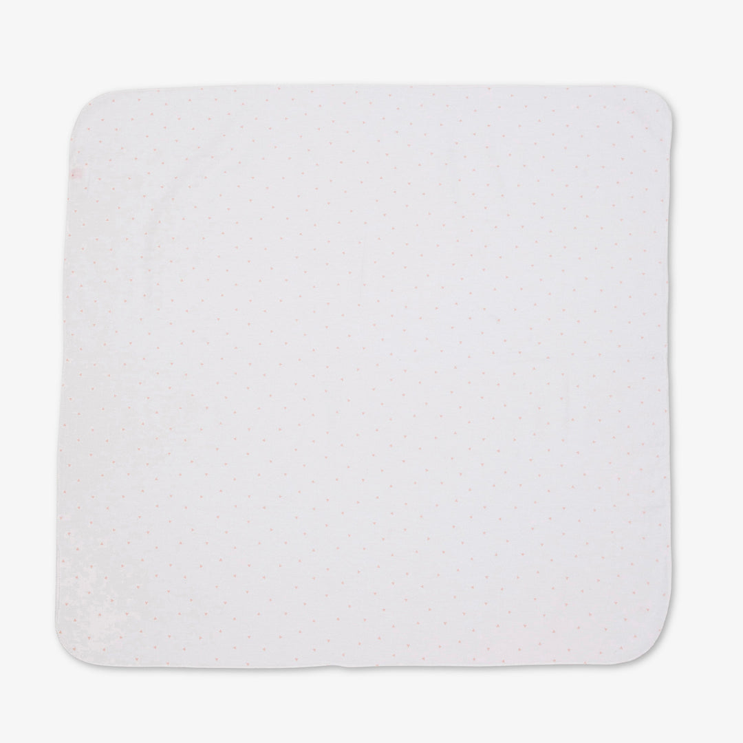 שלישיית חיתולי פלנל  כוכבים ורוד