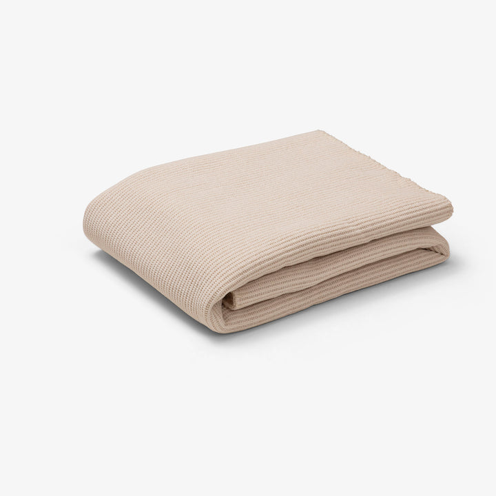 שמיכה סריג ופרווה דו-צדדית לעגלה אבן