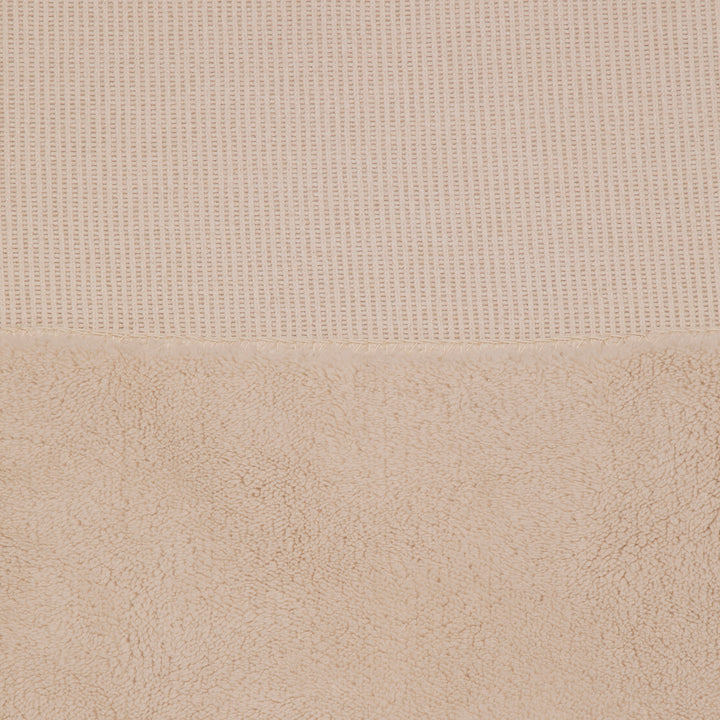 שמיכה סריג ופרווה דו-צדדית לעגלה אבן