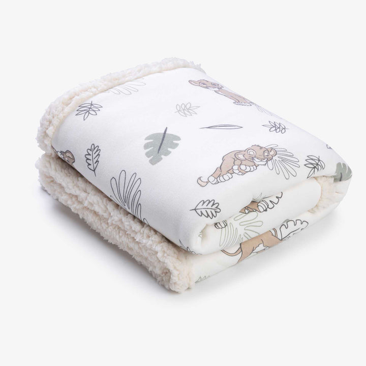 שמיכת פוטר ופרווה דו-צדדית למיטה סימבה