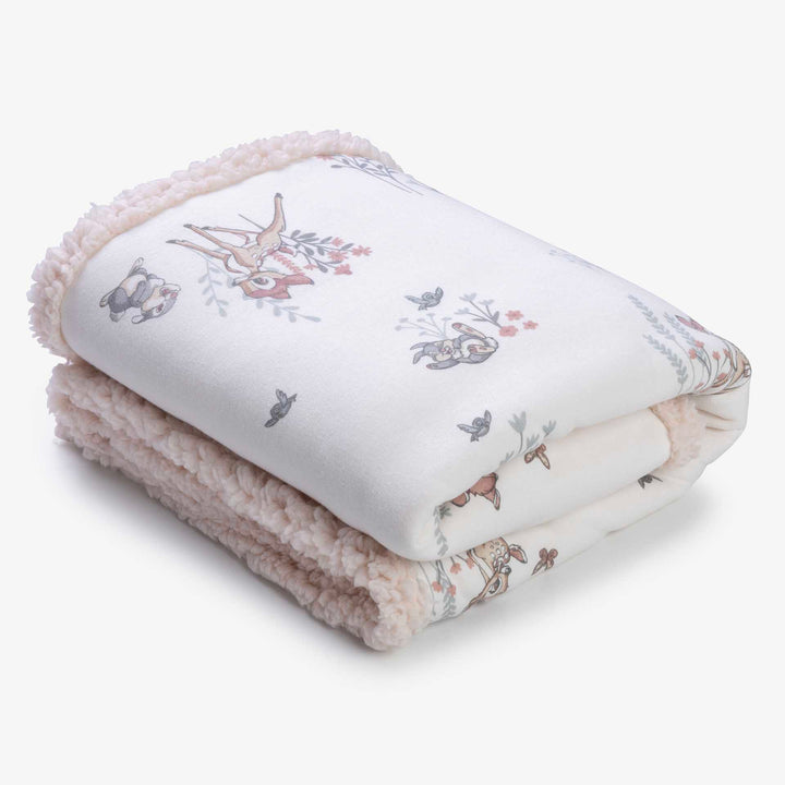 שמיכת פוטר ופרווה דו-צדדית למיטה במבי