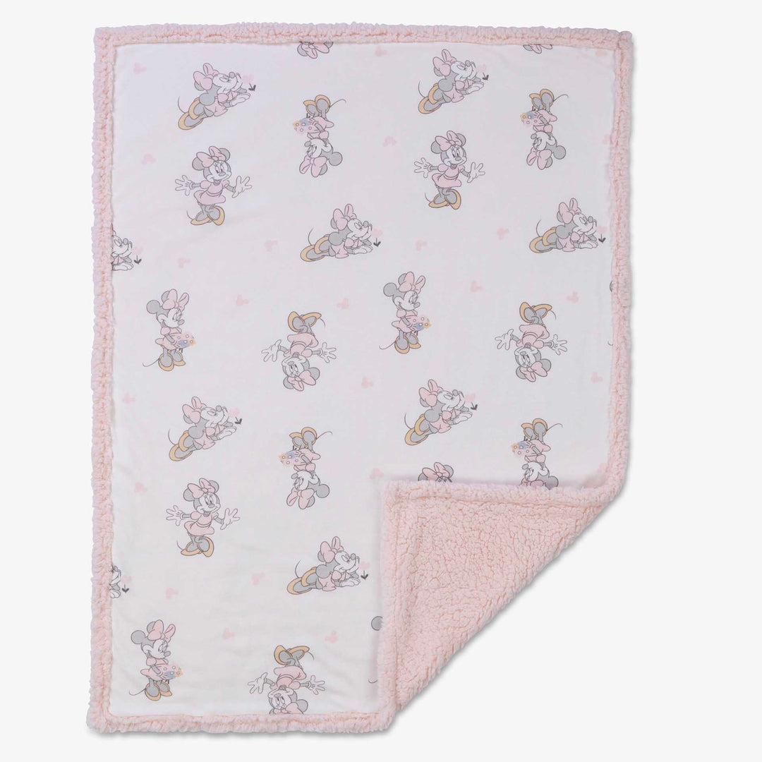 שמיכת פוטר ופרווה דו-צדדית למיטה מיני