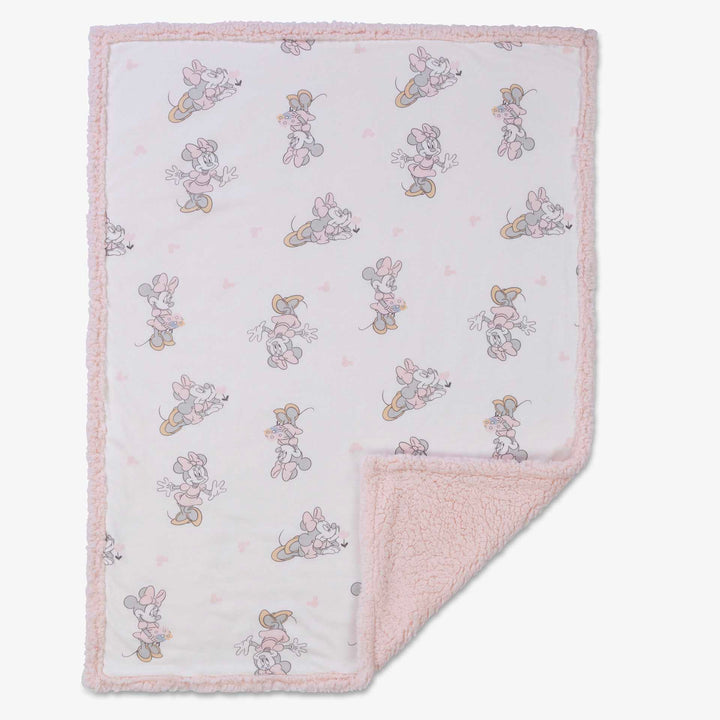 שמיכת פוטר ופרווה דו-צדדית למיטה מיני