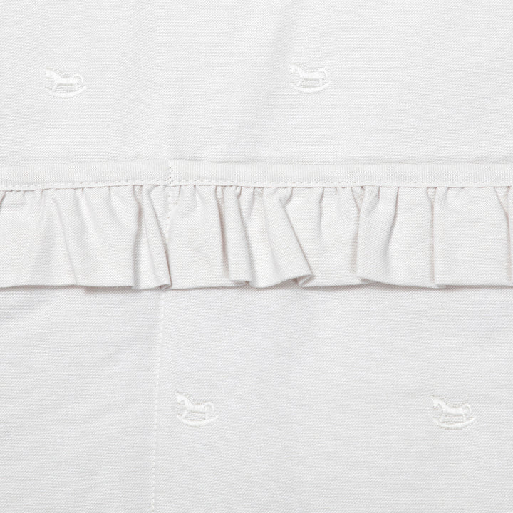 ארגונית עם רקמת סוס נדנדה