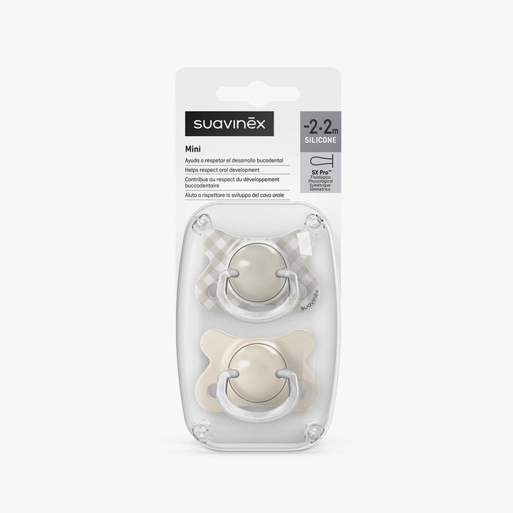 זוג מוצצים 2-2- מיני ווילד & פרי בז'