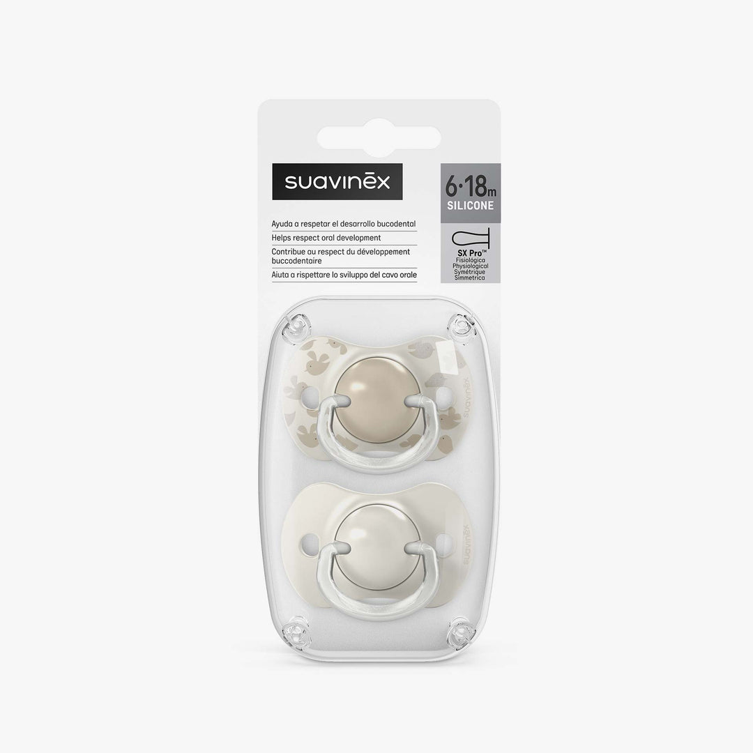 זוג -18-6מוצצים בירדיס  בז'